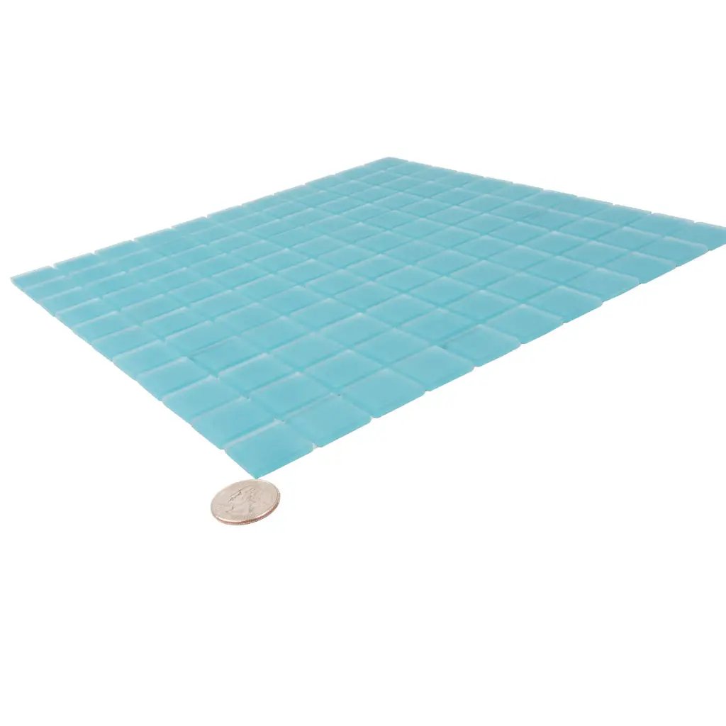 Sapphire Blue 12x12 Matte Square Glass Mosaic Tile (10 pack, 9.67 sq ft/case) by Apollo Tile