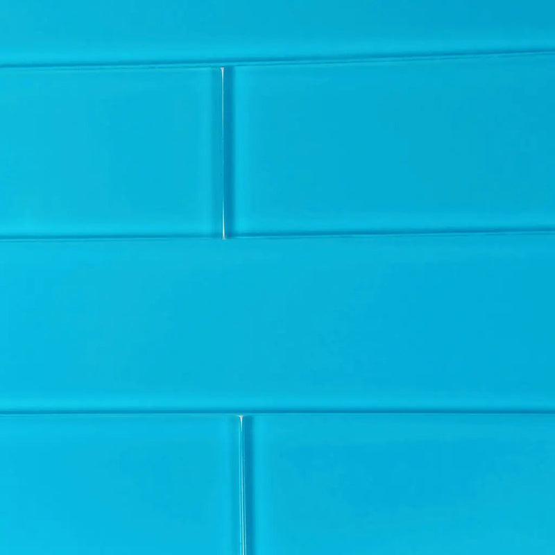 Sapphire Blue 3x12 Matte Subway Glass Tile (20 pack, 5 sq ft/case)