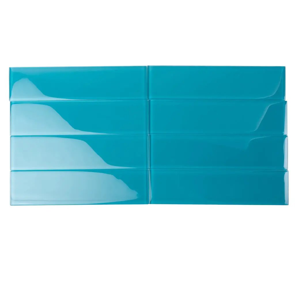 Sapphire Blue 3x12 Glossy Subway Glass Tile (20 pack, 5 sq ft/case) by Apollo Tile
