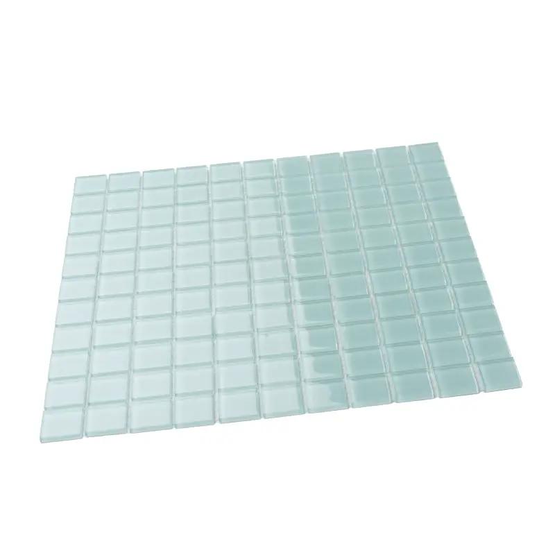 Blizzard Blue 12x12 Glossy Square Glass Mosaic Tile (10 pack, 9.67 sq ft/case) by Apollo Tile
