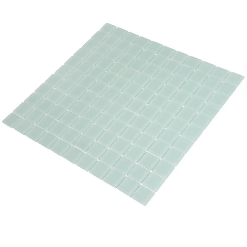 Blizzard Blue 12x12 Matte Square Glass Mosaic Tile (10 pack, 9.67 sq ft/case) by Apollo Tile