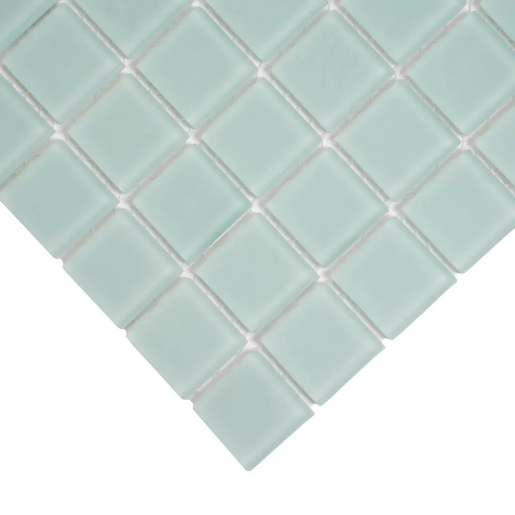 Blizzard Blue 12x12 Matte Square Glass Mosaic Tile (10 pack, 9.67 sq ft/case) by Apollo Tile