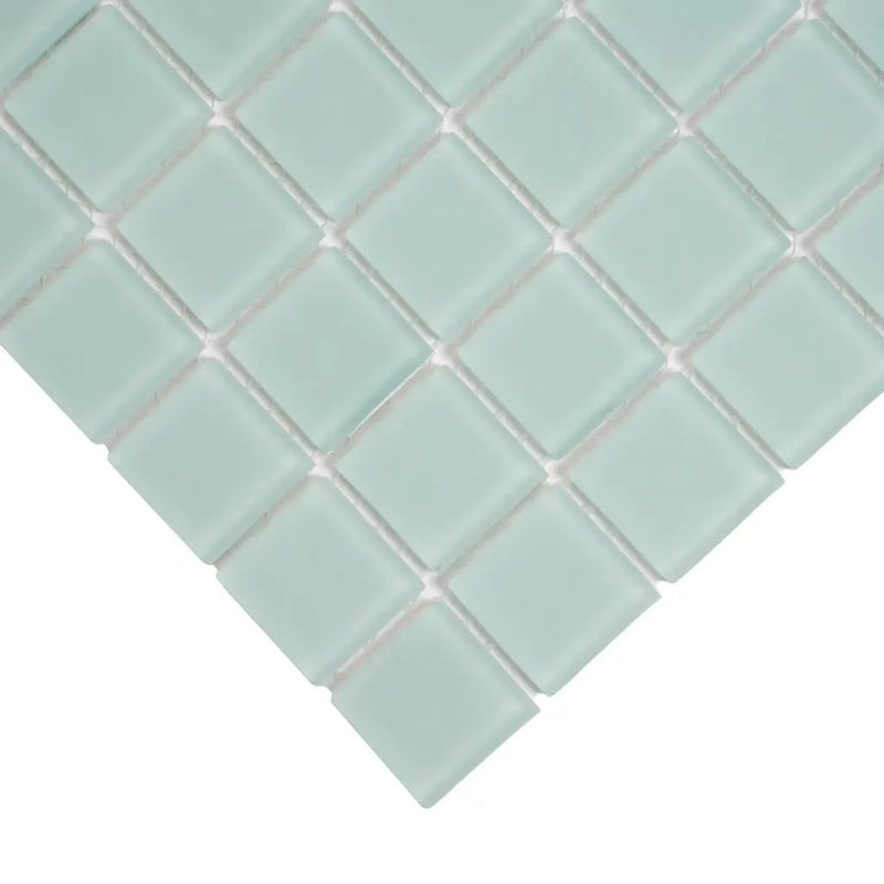 Blizzard Blue 12x12 Matte Square Glass Mosaic Tile (10 pack, 9.67 sq ft/case) by Apollo Tile