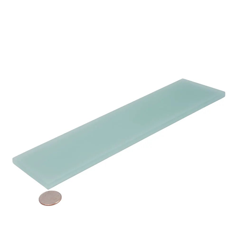 Blizzard Blue 3x12 Matte Subway Glass Tile (20 pack, 5 sq ft/case) by Apollo Tile