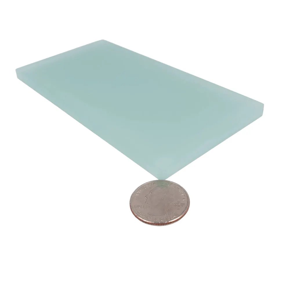 Blizzard Blue 3x6 Matte Subway Glass Tile (40 pack, 5 sq ft/case) by Apollo Tile