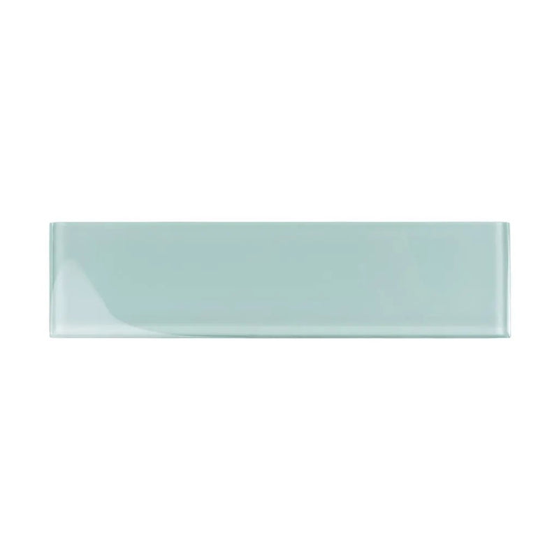Blizzard Blue 3x12 Glossy Subway Glass Tile (20 pack, 5 sq ft/case) by Apollo Tile
