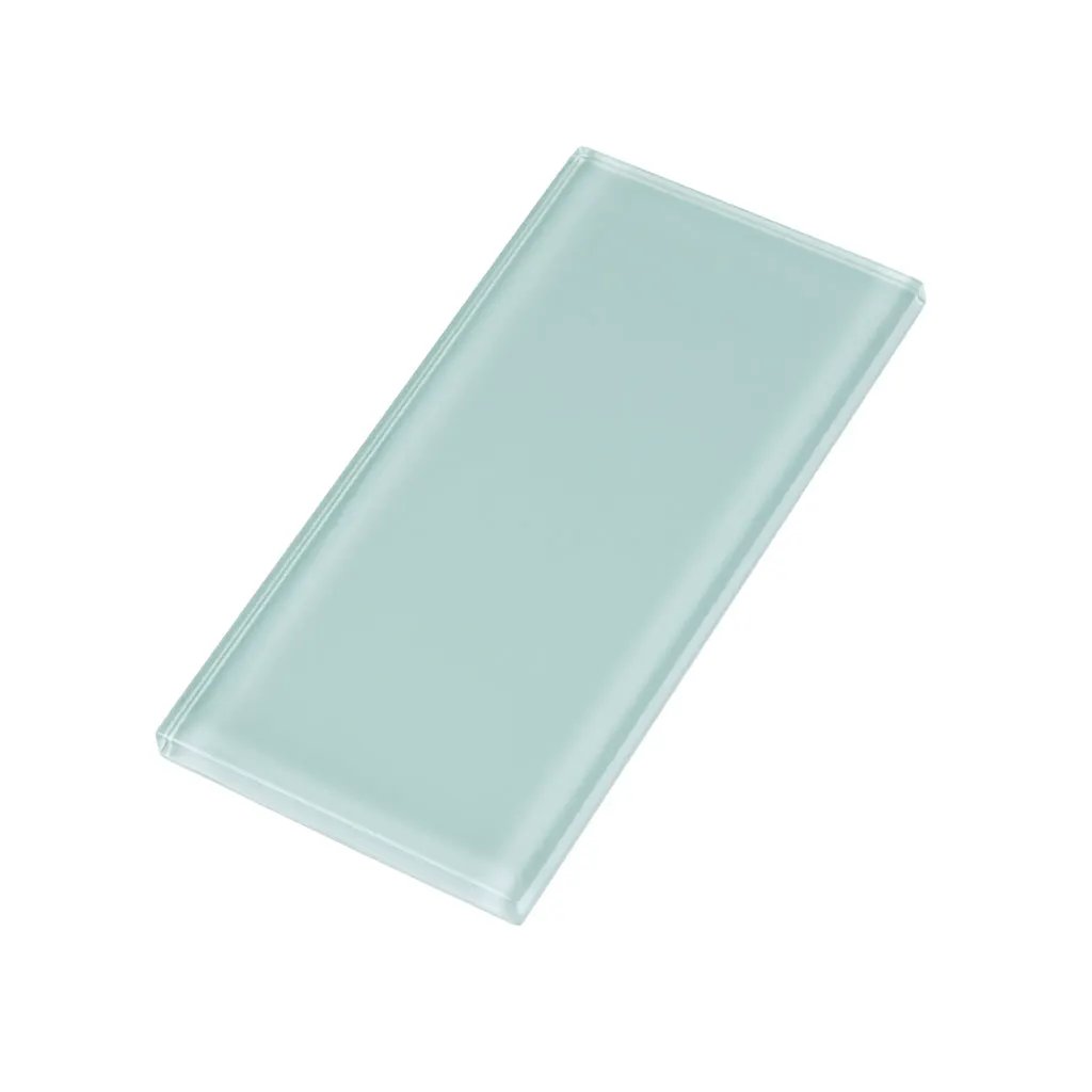 Blizzard Blue 3x6 Glossy Subway Glass Tile (40 pack, 5 sq ft/case) by Apollo Tile
