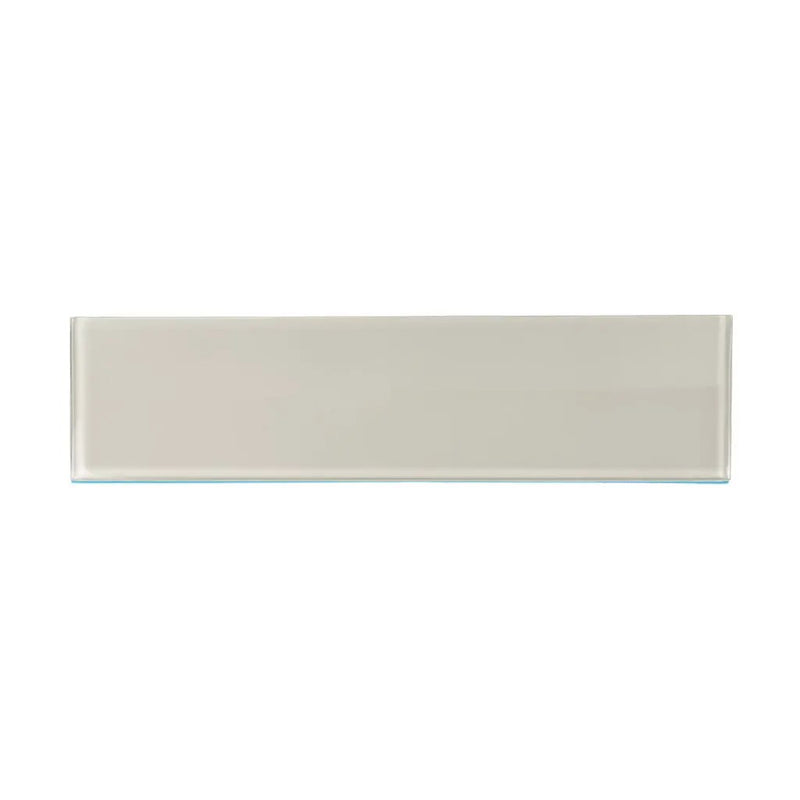 White 4x16 Glossy Subway Glass Tile (12 pack, 5.33 sq ft/case) by Apollo Tile