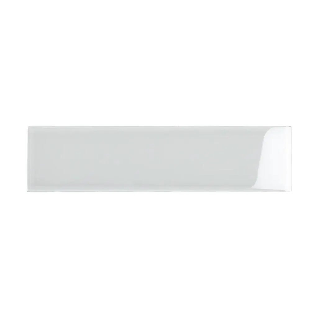 White 3x12 Glossy Subway Glass Tile (20 pack, 5 sq ft/case) by Apollo Tile