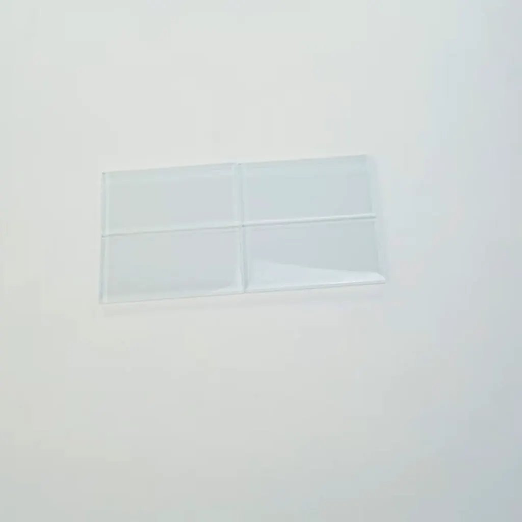 White 3x6 Glossy Subway Glass Tile (40 pack, 5 sq ft/case) by Apollo Tile
