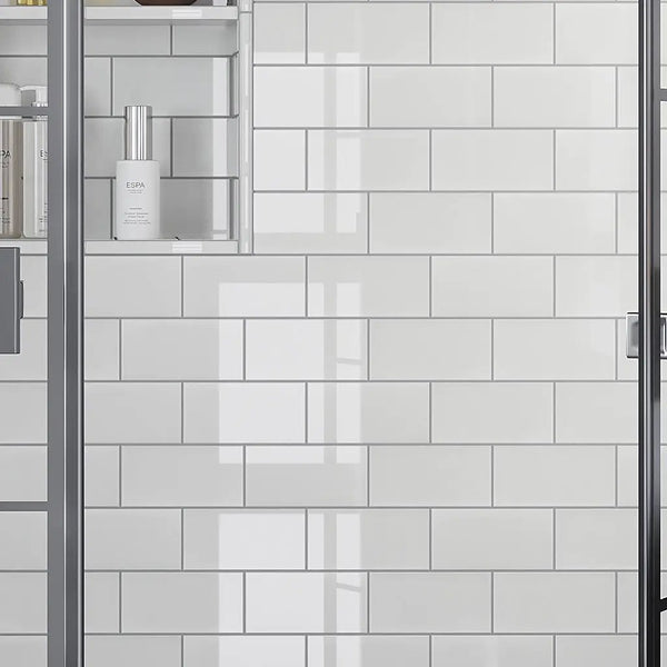 Warm Greige 3x6 Glossy Subway Glass Tile (40 pack, 5 sq ft/case), photo 2 of 11