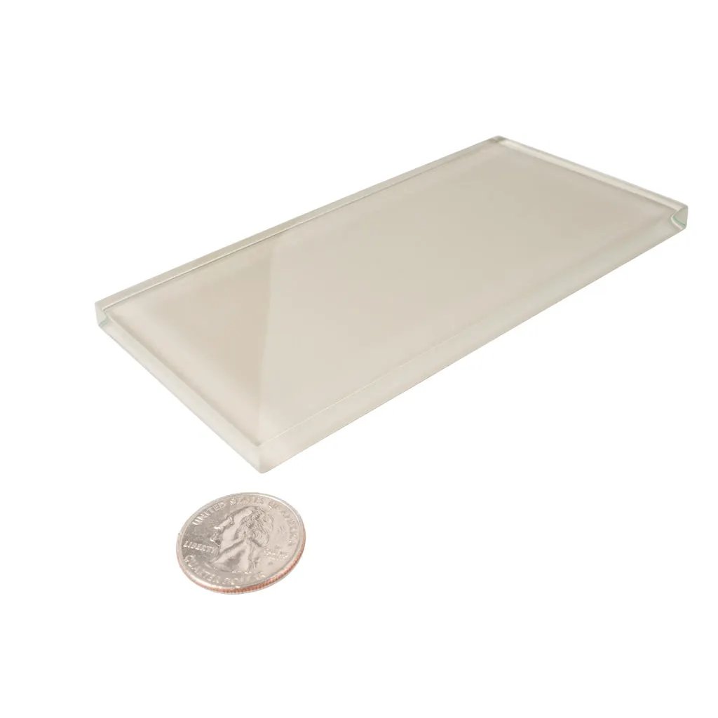 Warm Greige 3x6 Glossy Subway Glass Tile (40 pack, 5 sq ft/case) by Apollo Tile