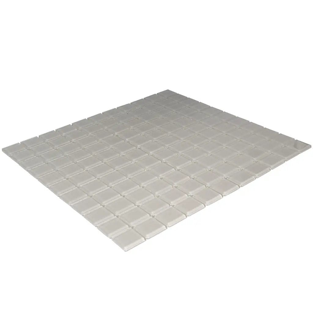 Warm Greige 12x12 Glossy Square Glass Mosaic Tile (10 pack, 9.67 sq ft/case) by Apollo Tile