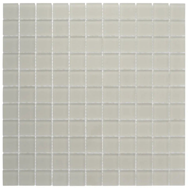 Warm Greige 12x12 Matte Square Glass Mosaic Tile (10 pack, 9.67 sq ft/case), photo 2 of 8