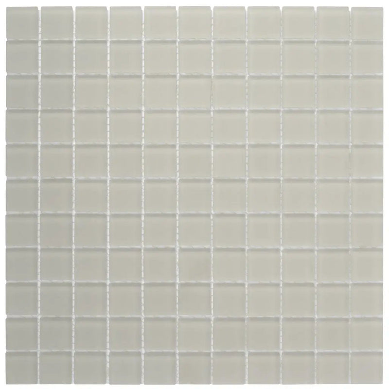 Warm Greige 12x12 Matte Square Glass Mosaic Tile (10 pack, 9.67 sq ft/case) by Apollo Tile