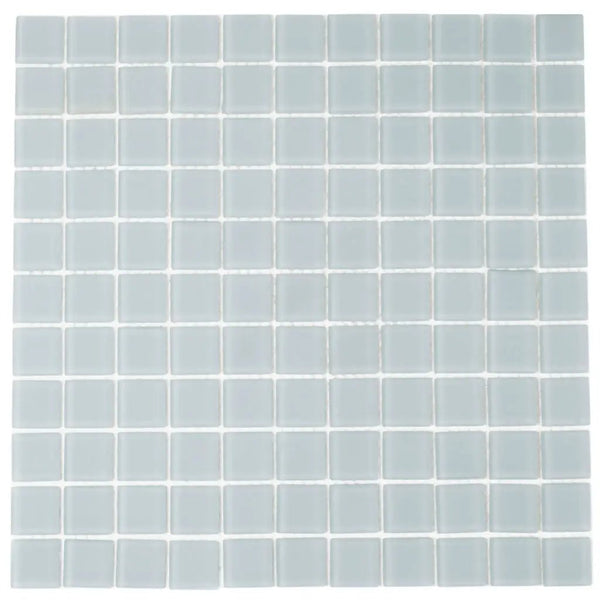 Gray 12x12 Matte Square Glass Mosaic Tile (10 pack, 9.67 sq ft/case), photo 2 of 9