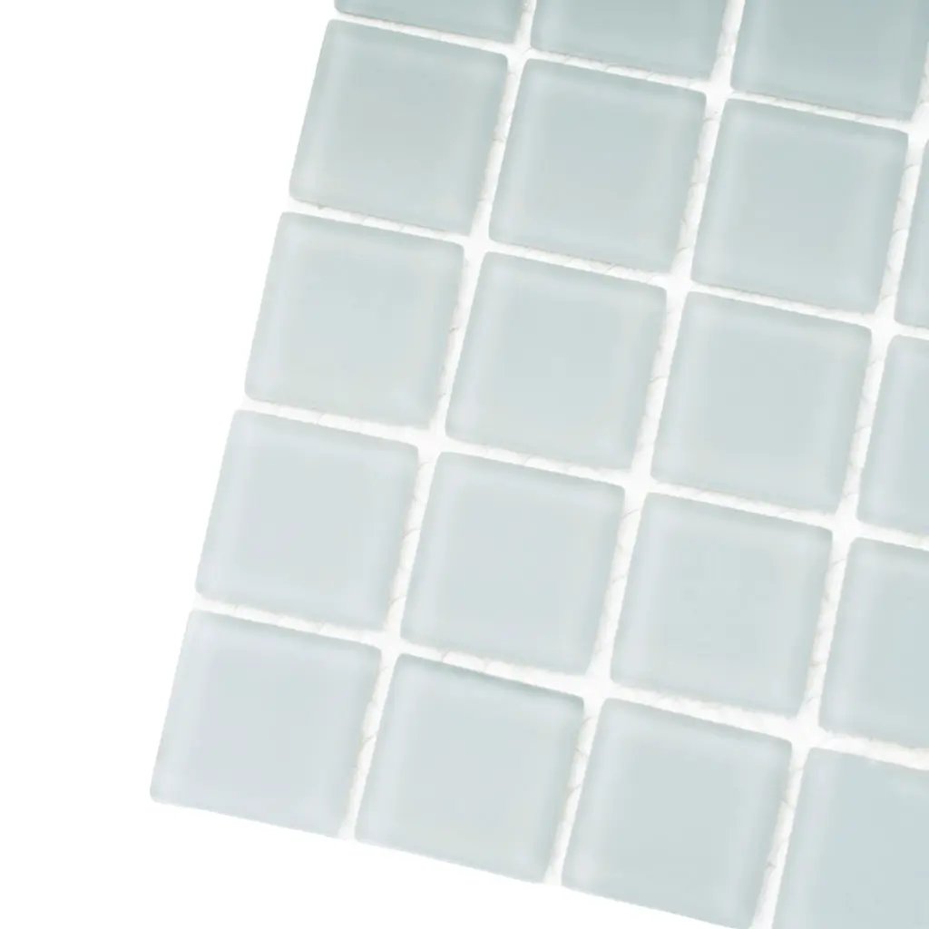 Gray 12x12 Matte Square Glass Mosaic Tile (10 pack, 9.67 sq ft/case) by Apollo Tile