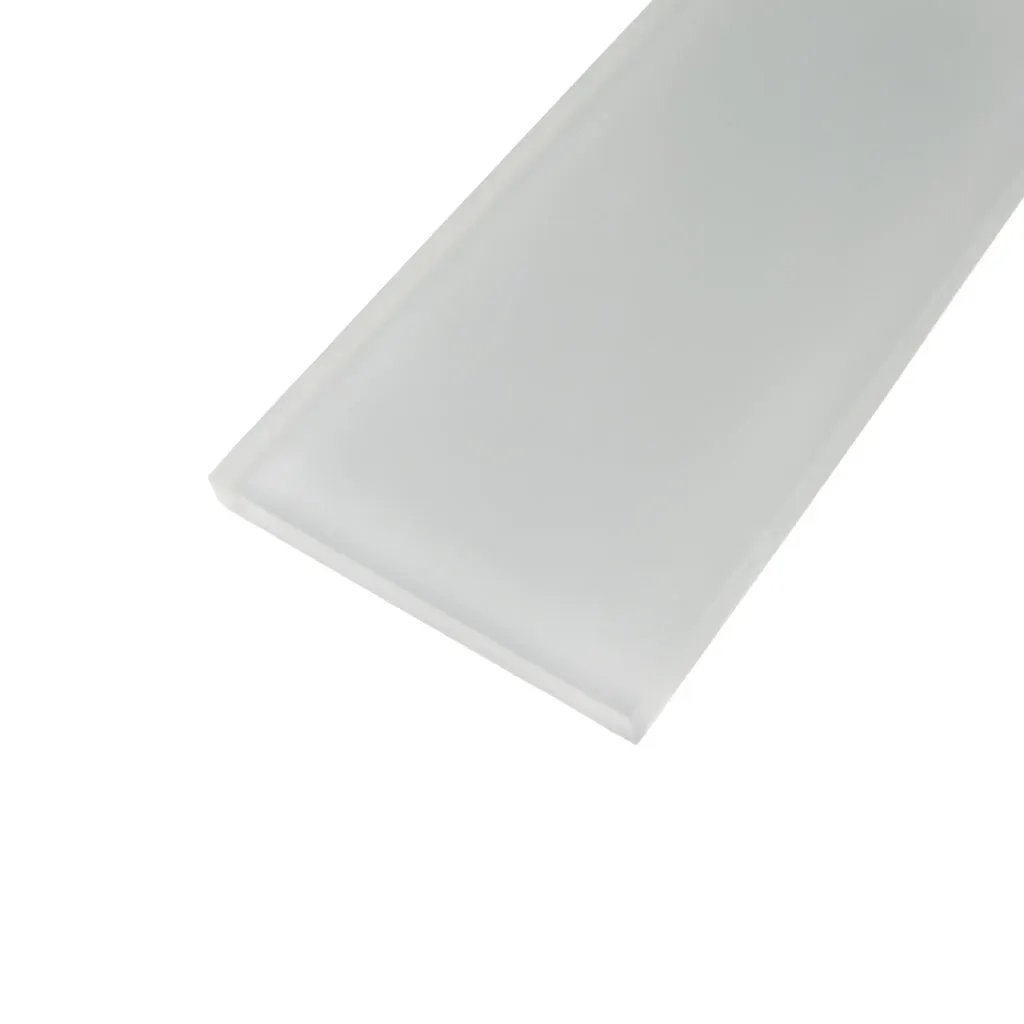 Gray 3x6 Matte Subway Glass Tile (40 pack, 5 sq ft/case) by Apollo Tile