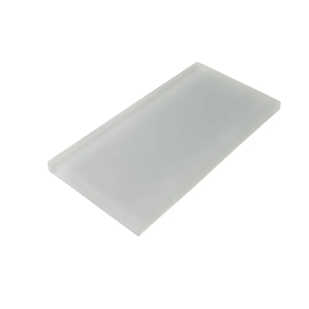 Gray 3x6 Matte Subway Glass Tile (40 pack, 5 sq ft/case) by Apollo Tile