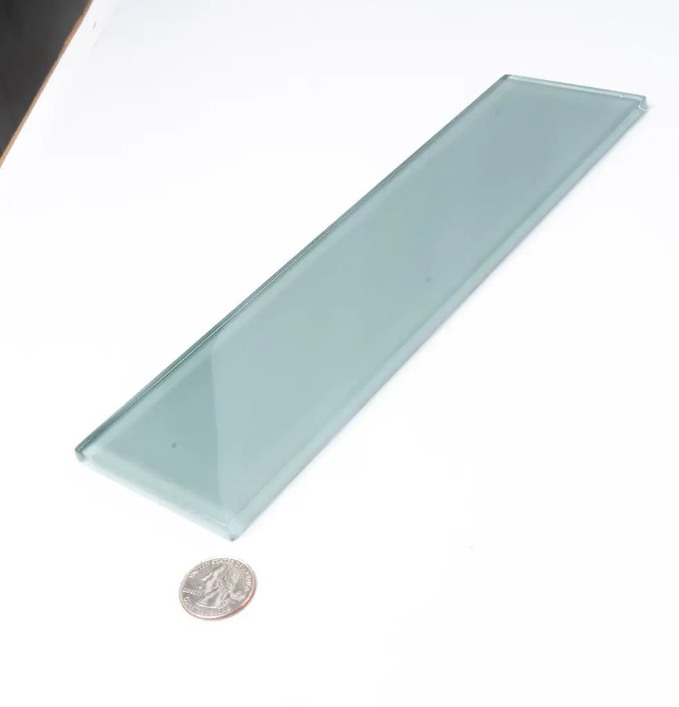 Stone Blue 3x12 Glossy Subway Glass Tile (20 pack, 5 sq ft/case) by Apollo Tile