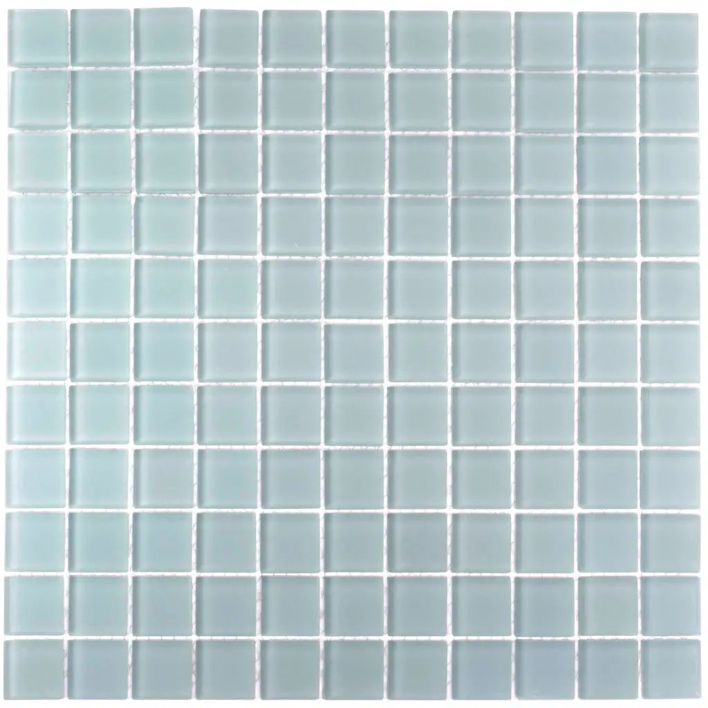 Stone Blue 12x12 Matte Square Glass Mosaic Tile (10 pack, 9.67 sq ft/case) by Apollo Tile