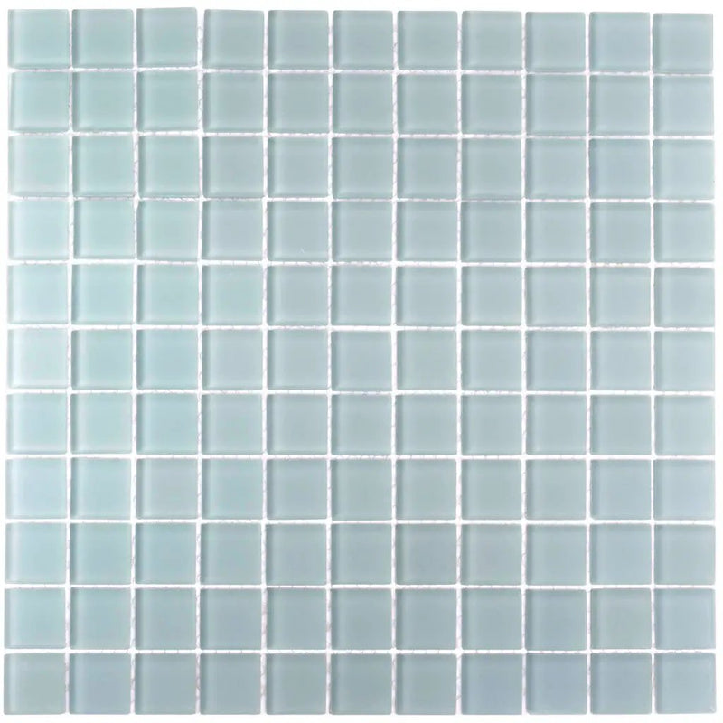 Stone Blue 12x12 Matte Square Glass Mosaic Tile (10 pack, 9.67 sq ft/case) by Apollo Tile