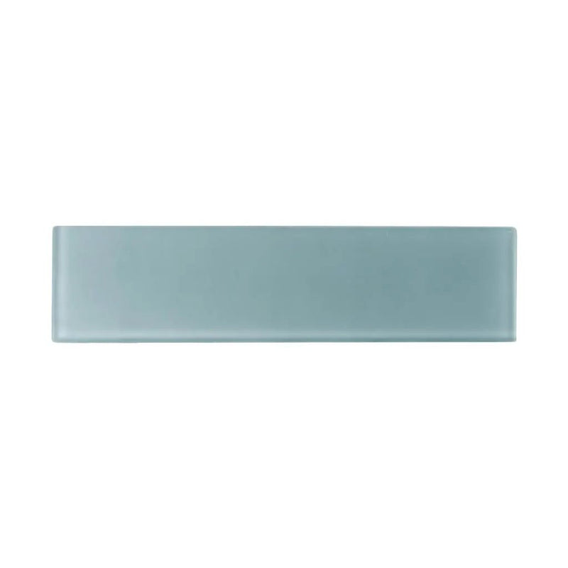 Stone Blue 3x12 Matte Subway Glass Tile (20 pack, 5 sq ft/case) by Apollo Tile