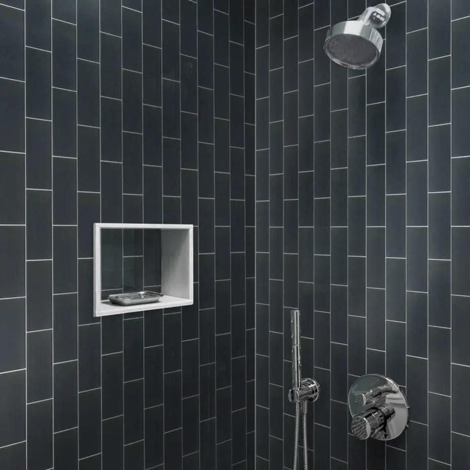 Coin Gray 3x6 Matte Subway Glass Tile (40 pack, 5 sq ft/case) by Apollo Tile