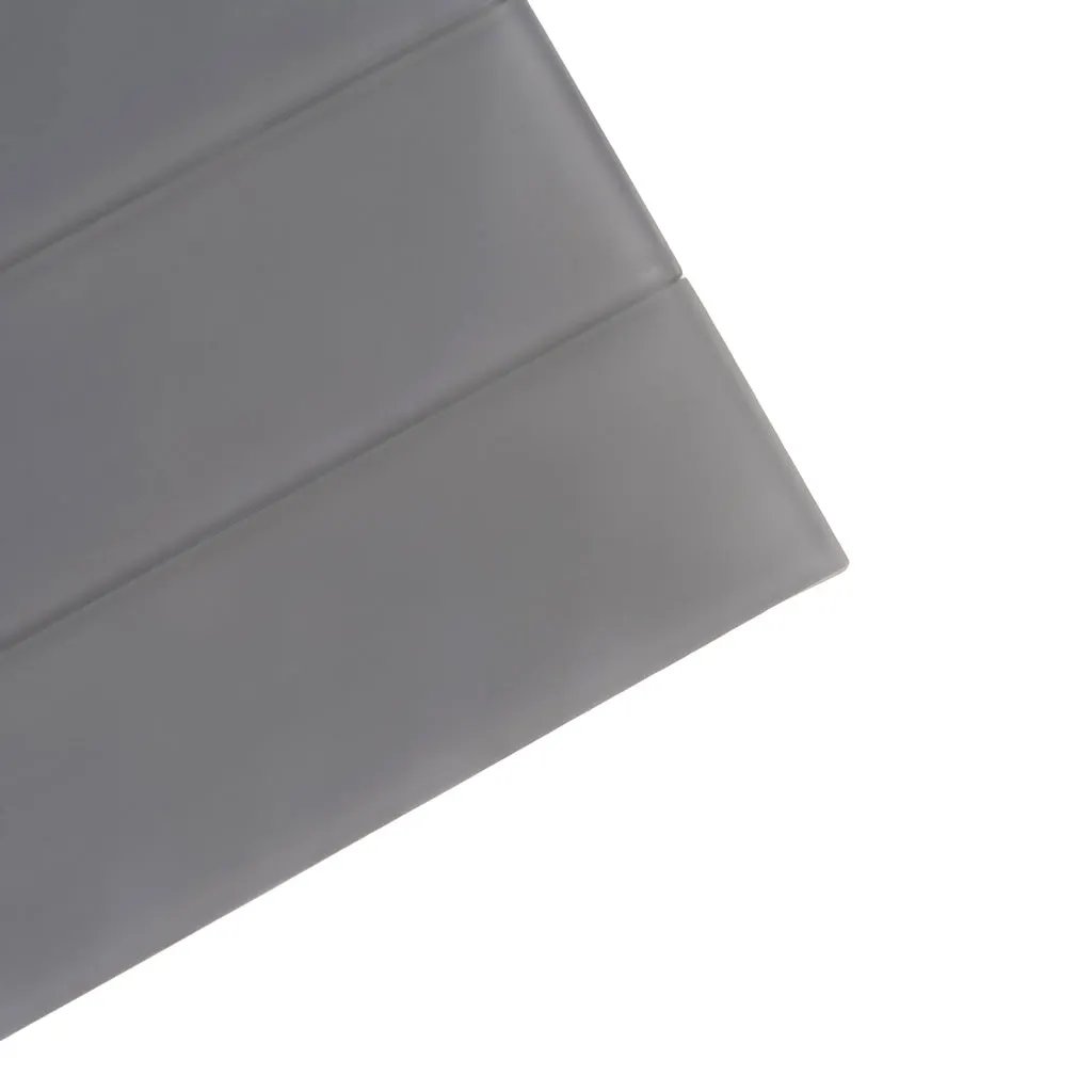 Coin Gray 3x12 Matte Subway Glass Tile (20 pack, 5 sq ft/case) by Apollo Tile