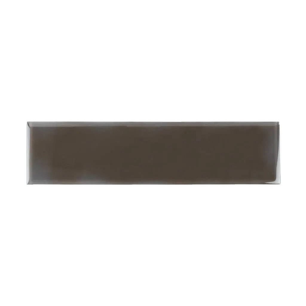 Ash Gray 4x16 Glossy Subway Glass Tile (12 pack, 5.33 sq ft/case) by Apollo Tile