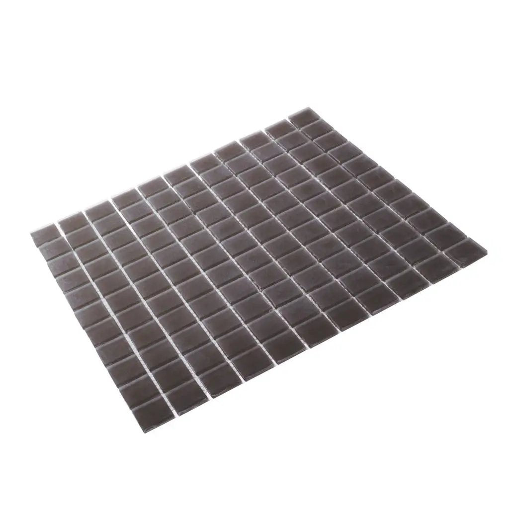 Ash Gray 12x12 Matte Square Glass Mosaic Tile (10 pack, 9.67 sq ft/case) by Apollo Tile