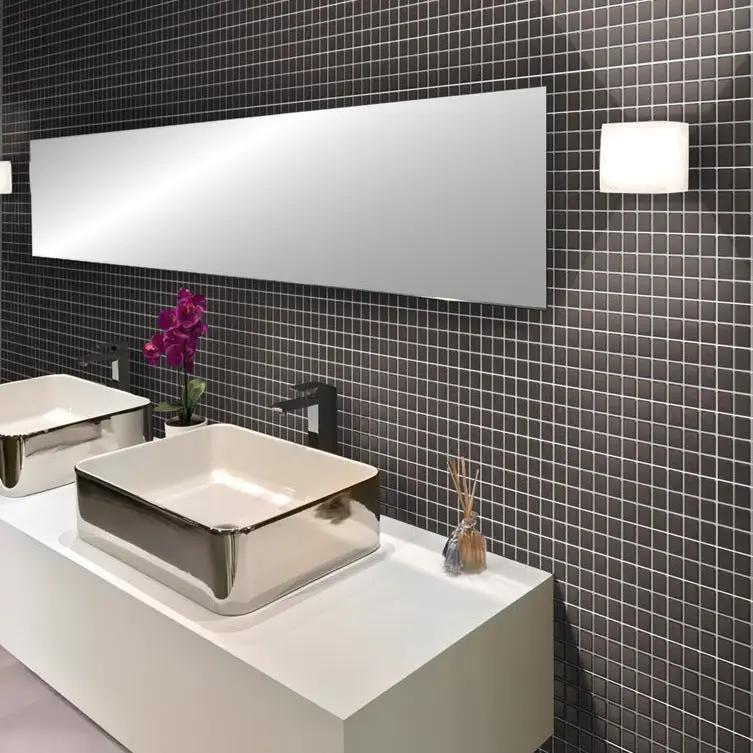 Ash Gray 12x12 Matte Square Glass Mosaic Tile (10 pack, 9.67 sq ft/case) by Apollo Tile