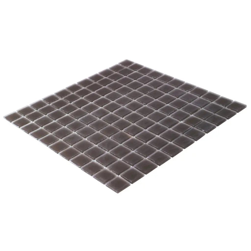 Ash Gray 12x12 Matte Square Glass Mosaic Tile (10 pack, 9.67 sq ft/case) by Apollo Tile