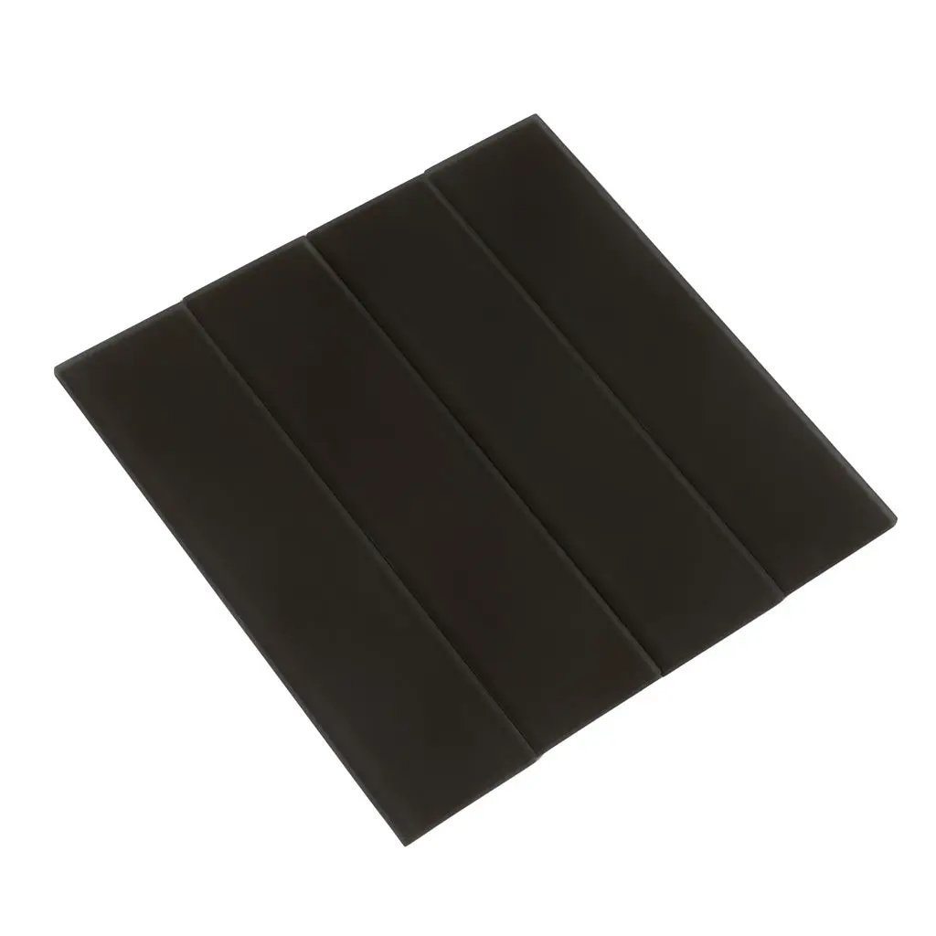 Ash Gray 3x12 Matte Subway Glass Tile (20 pack, 5 sq ft/case) by Apollo Tile