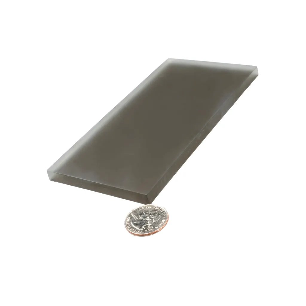 Ash Gray 3x6 Matte Subway Glass Tile (40 pack, 5 sq ft/case) by Apollo Tile