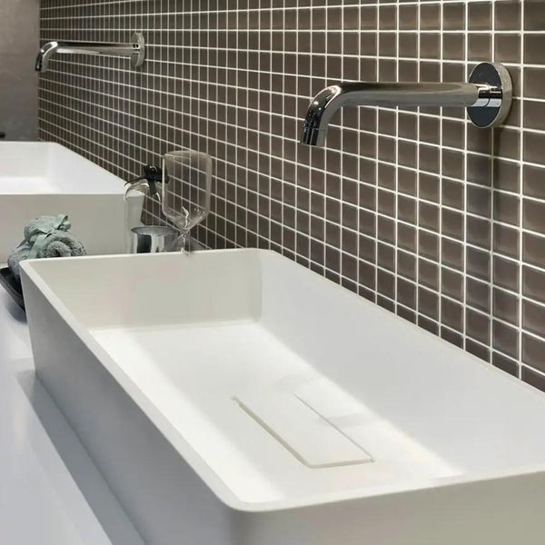 Ash Gray 12x12 Glossy Square Glass Mosaic Tile (10 pack, 9.67 sq ft/case)