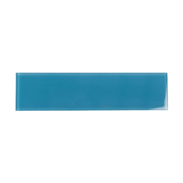 Cerulean Blue 4x16 Glossy Subway Glass Tile (12 pack, 5.33 sq ft/case), photo 2 of 6