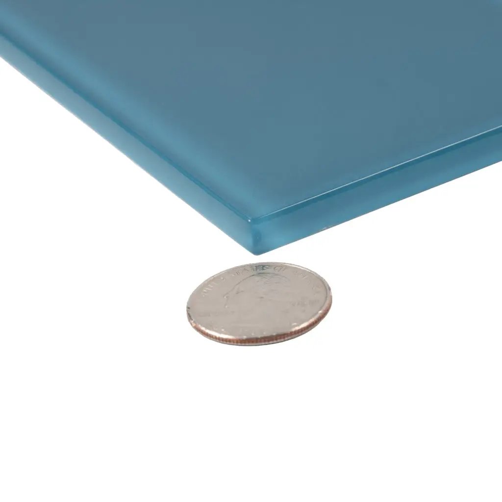 Cerulean Blue 4x16 Glossy Subway Glass Tile (12 pack, 5.33 sq ft/case) by Apollo Tile