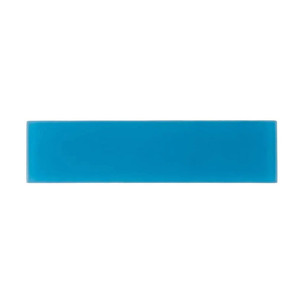Cerulean Blue 3x12 Matte Subway Glass Tile (20 pack, 5 sq ft/case), photo 2 of 8