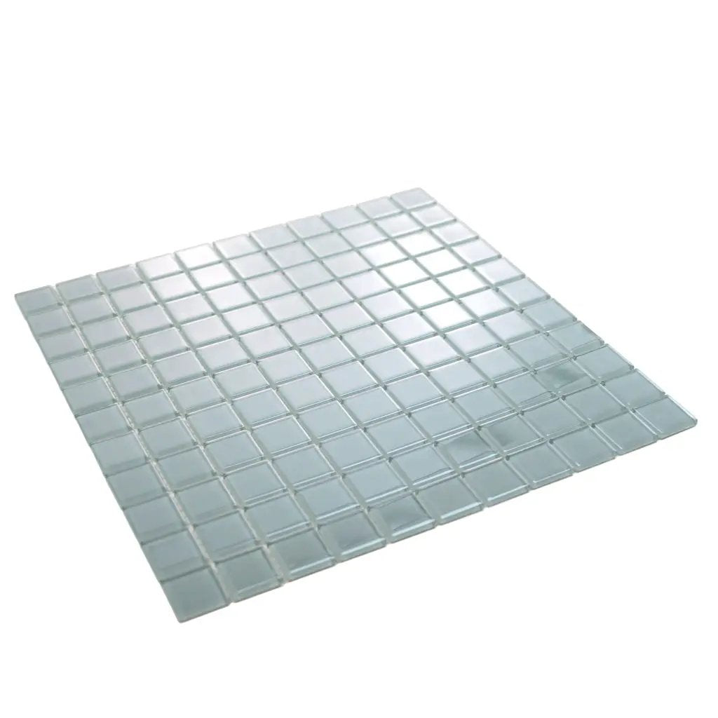 Stone Blue 12x12 Glossy Square Glass Mosaic Tile (10 pack, 9.67 sq ft/case) by Apollo Tile