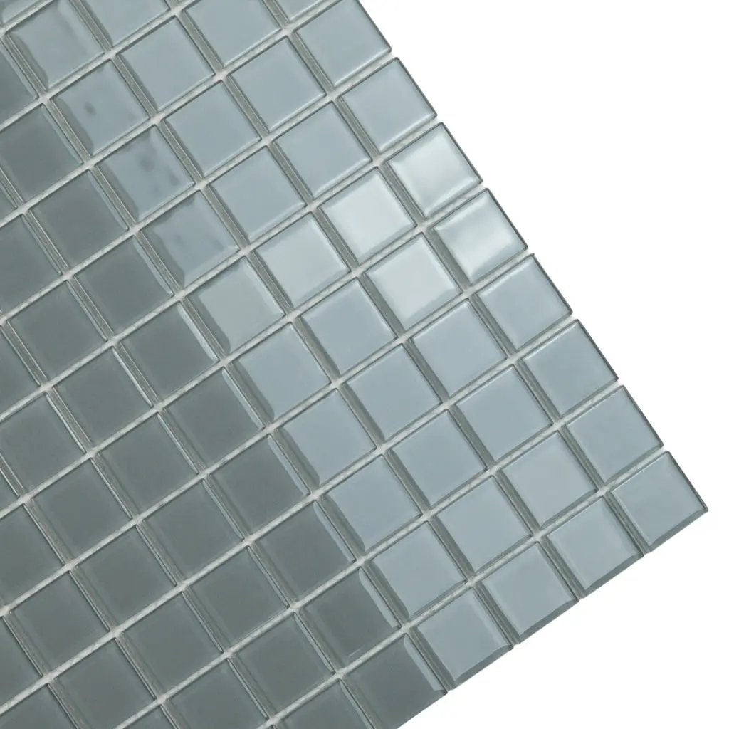 Stone Blue 12x12 Glossy Square Glass Mosaic Tile (10 pack, 9.67 sq ft/case) by Apollo Tile