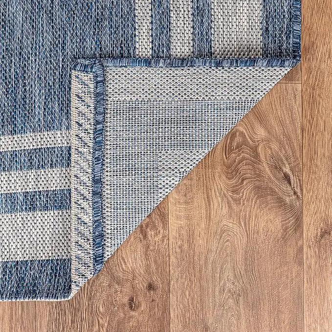 Keen Home Design Terrace Outdoor Area Rug - 6x9 Washable Indoor/Outdoor Rug for Patio, Kitchen, Balcony, Beach, Garden, Deck and Porch, Size: 6'x8'10" by GreenHaven Gardens