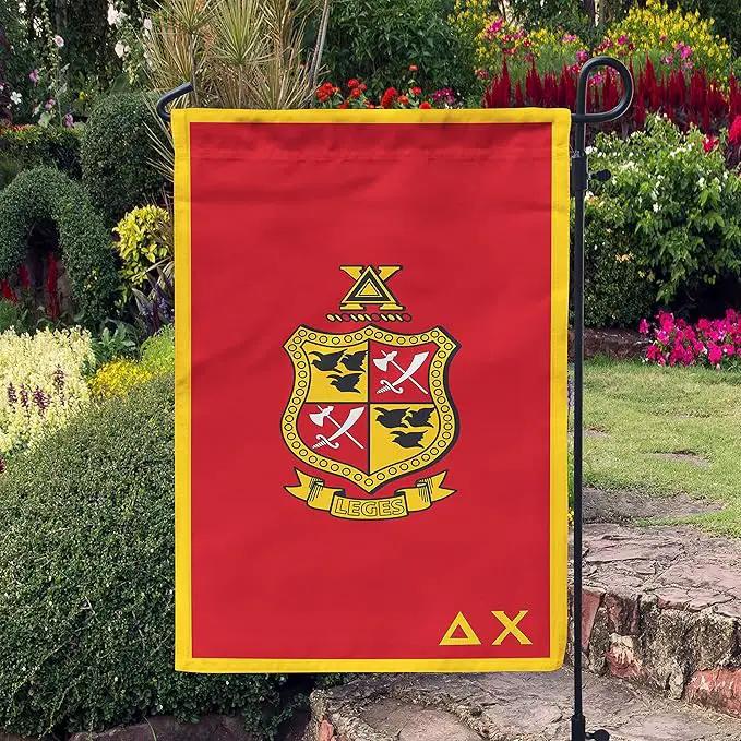 Delta Chi Licensed Flag Garden Flag Banner Yard Decor Outdoor Decoration (Delta Chi #1) by GreenHaven Gardens