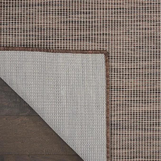 Nourison Positano Indoor/Outdoor Natural 2'2" x 12' Area Rug, Easy Cleaning, Non Shedding, Bed Room, Living Room, Dining Room, Backyard, Deck, Patio (2x12) by GreenHaven Gardens
