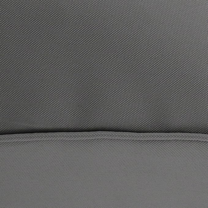 Classic Accessories Montlake Water-Resistant 21 x 20 x 4 Inch Patio Lounge Back Cushion, Light Charcoal Grey, Outdoor Loveseat Cushions by GreenHaven Gardens