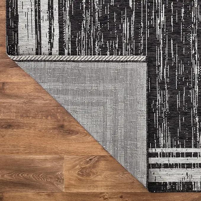 Keen Home Design Outdoor Runner Rug - 2x8 Washable Indoor/Outdoor Rug for Patio, Balcony, Kitchen, Garden, Beach, Deck and Porch. Size: 2'2" x 7'7" by GreenHaven Gardens
