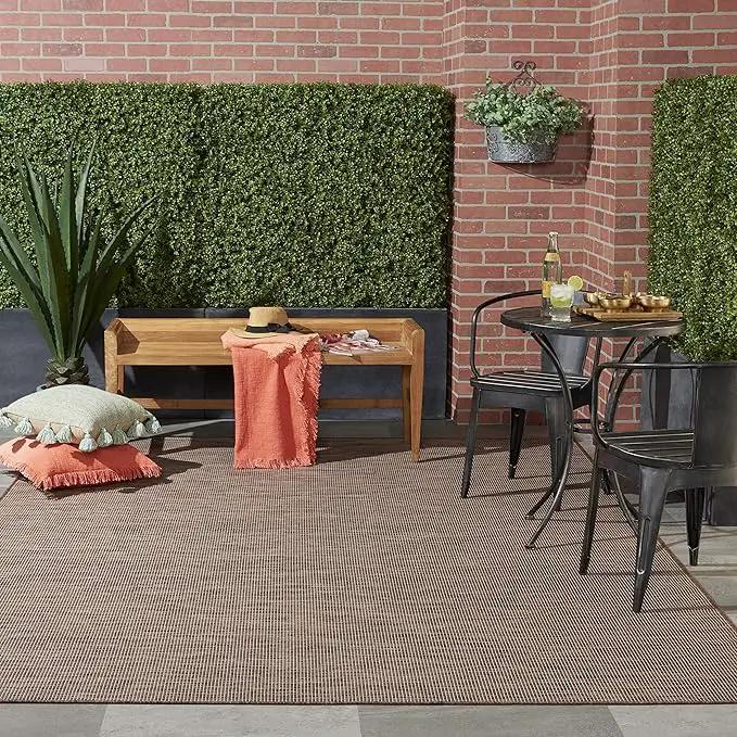 Nourison Home Positano 6' x 9' Natural Fabric Modern Area Rug (6' x 9') by GreenHaven Gardens