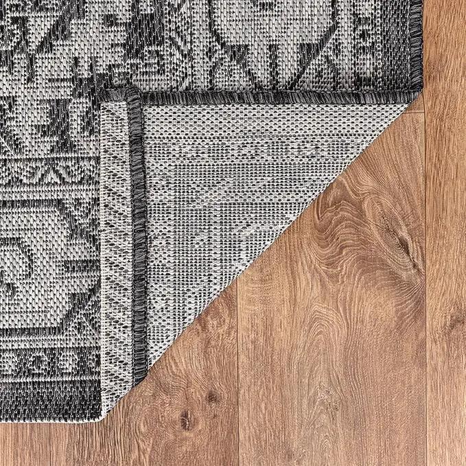 Keen Home Design Terrace Outdoor Throw Rug - 3x5 Washable Indoor/Outdoor Rug for Patio, Kitchen, Balcony, Beach, Garden, Deck and Porch, Size: 3'x5' by GreenHaven Gardens