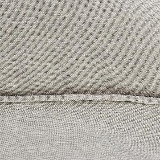 Classic Accessories Montlake Water-Resistant 21 x 20 x 4 Inch Patio Lounge Back Cushion, Heather Grey, Outdoor Loveseat Cushions by GreenHaven Gardens