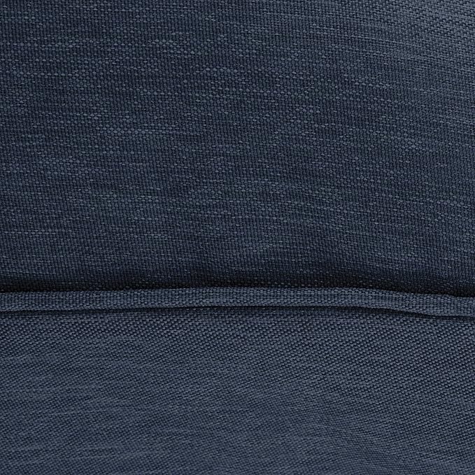 Classic Accessories Montlake Water-Resistant 25 x 18 x 4 Inch Patio Lounge Back Cushion, Heather Indigo Blue, Outdoor Loveseat Cushions by GreenHaven Gardens